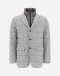 Herno BLAZER IN CASHMERE AND SILK Light Grey PI000930U380879410