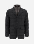 Herno BLAZER IN CASHMERE AND SILK Slate PI000930U380879490
