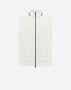 Herno ECOAGE AND MONOGRAM SLEEVELESS JACKET White PI001100U124561000