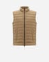 Herno ECOAGE AND MONOGRAM SLEEVELESS JACKET Sand PI001100U124562000