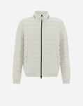 Herno ECOAGE BOMBER JACKET Grey Pearl PI001102U124569402