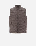 Herno MONOGRAM SLEEVELESS JACKET Dark Taupe PI001104U12605W8600