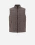 Herno MONOGRAM SLEEVELESS JACKET Dark Taupe PI001104U12605W8600