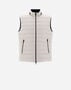 Herno REVERSIBLE COTTON CASHMERE RAIN AND ECOAGE SLEEVELESS JACKET Pearl PI001131U131859409