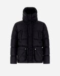 Herno BOMBER JACKET IN NYLON CHAMONIX Black PI001140U12004Z9389