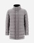 Herno COAT IN CASHMERE, SILK AND LIGHT FAUX FUR Grey PI001175U380879430