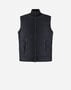 Herno VEST IN CASHMERE, SILK AND KNIT Navy Blue PI001183U380879200
