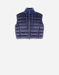 Herno RESORT WAISTCOAT IN DUSTY VELVET Denim PI00123DR126319121