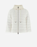 Herno RESORT CAPE IN DUSTY VELVET White PI00125DR126311000