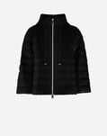 Herno RESORT CAPE IN DUSTY VELVET Black PI00125DR126319300