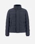 Herno SUEDE-LOOK BOMBER JACKET Resort Blue PI0015UNW124549209
