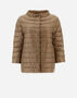Herno CAPE IN NYLON ULTRALIGHT & MONOGRAM Camel PI001650D120172155