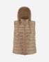 Herno SLEEVELESS JACKET IN NYLON ULTRALIGHT Camel PI001843D120172155