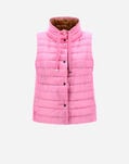 Herno REVERSIBLE SLEEVELESS JACKET IN NYLON ULTRALIGHT Paradise Pink PI001844D120174021