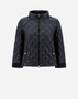 Herno NYLON ULTRALIGHT AND KNIT BOMBER JACKET Black PI001861D120179300