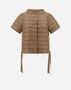 Herno NYLON ULTRALIGHT CAPE JACKET Camel PI001867D120172155