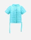 Herno NYLON ULTRALIGHT CAPE JACKET Aqua PI001867D120177102