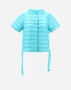 Herno NYLON ULTRALIGHT CAPE JACKET Aqua PI001867D120177102