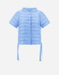 Herno NYLON ULTRALIGHT CAPE JACKET Light Blue PI001867D120179006