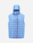 Herno SLEEVELESS NYLON ULTRALIGHT AND TECHNO TAFFETÀ JACKET Light Blue PI001873D120179006