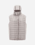 Herno SLEEVELESS NYLON ULTRALIGHT AND TECHNO TAFFETÀ JACKET Grey Pearl PI001873D120179402