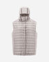 Herno SLEEVELESS NYLON ULTRALIGHT AND TECHNO TAFFETÀ JACKET Grey Pearl PI001873D120179402