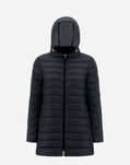 Herno NYLON ULTRALIGHT AND TECHNO TAFFETÀ A-LINE JACKET Navy Blue PI001874D120179200
