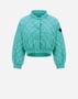 Herno BOMBER JACKET IN NYLON ULTRALIGHT Aqua PI001875D120177102