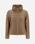 Herno NYLON ULTRALIGHT AND TECHNO TAFFETÀ BOMBER JACKET Camel PI001880D120172155
