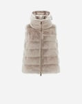 Herno VEST IN NEW LADY FAUX FUR Chantilly PI001937D126301985