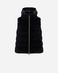 Herno VEST IN NEW LADY FAUX FUR Black PI001937D126309300