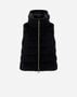 Herno VEST IN NEW LADY FAUX FUR Black PI001937D126309300