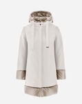 Herno A-SHAPE JACKET IN ECOWOOL AND NYLON ULTRALIGHT Chantilly PI001966D333441985
