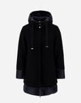 Herno A-SHAPE JACKET IN ECOWOOL AND NYLON ULTRALIGHT Black PI001966D333449300