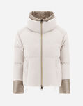 Herno BOMBER JACKET IN CASHMERE, SILK AND NYLON ULTRALIGHT Chantilly PI001970D380871985