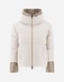 Herno BOMBER JACKET IN CASHMERE, SILK AND NYLON ULTRALIGHT Chantilly PI001970D380871985