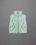 Herno SLEEVELESS LAMINAR JACKET IN TRANSLUCENT RIPSTOP Seafoam Green PI00332DL128127115