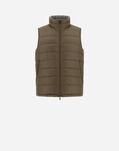 Herno REVERSIBLE SLEEVELESS JACKET IN NYLON ULTRALIGHT Military/Light Grey PI0200U120207706