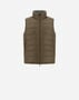 Herno REVERSIBLE SLEEVELESS JACKET IN NYLON ULTRALIGHT Military/Light Grey PI0200U120207706