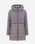 Herno A-SHAPE JACKET IN REVIVAL AND NYLON CHAMONIX Grey PI0822D332209400