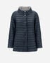 Herno REVERSIBLE A-SHAPE IN NYLON ULTRALIGHT Blue/Grey PI1234D120179294