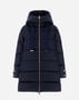 Herno A-SHAPE JACKET IN SATIN New Blue PI1304D12170Z9202