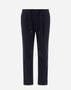 Herno TROUSERS IN LIGHT COTTON STRETCH Navy Blue PT000010U131649200