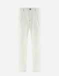 Herno TROUSERS IN COTTON FEEL Natural PT000015U125311100