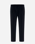 Herno TROUSERS IN COTTON FEEL Navy Blue PT000015U125319200