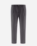 Herno TROUSERS IN COTTON FEEL Iron PT000015U125319487