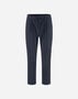 Herno RESORT TROUSERS IN SUEDE EFFECT Resort Blue PT00001UR124549209