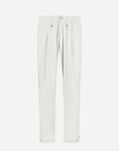Herno RESORT TROUSERS IN LIGHT NYLON STRETCH White PT00002UR12431SZ1000