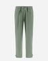 Herno RESORT TROUSERS IN LIGHT NYLON STRETCH Sage PT00002UR12431SZ7205
