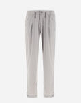 Herno RESORT TROUSERS IN LIGHT NYLON STRETCH Light Grey PT00002UR12431SZ9433